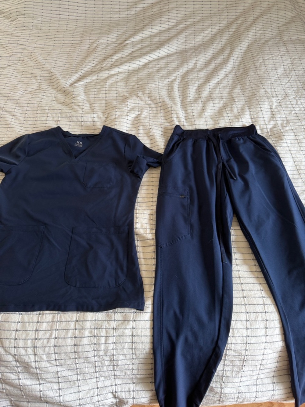 Navy Blue scrub Set - Xsm
